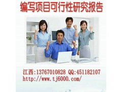 江西省上饶市专业代写项目立项申请报告